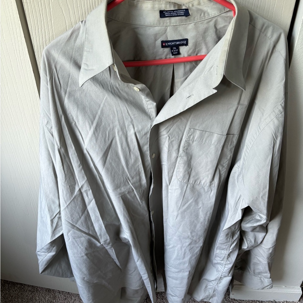 Knight & Stone Light Gray Men's Shirt Jacket